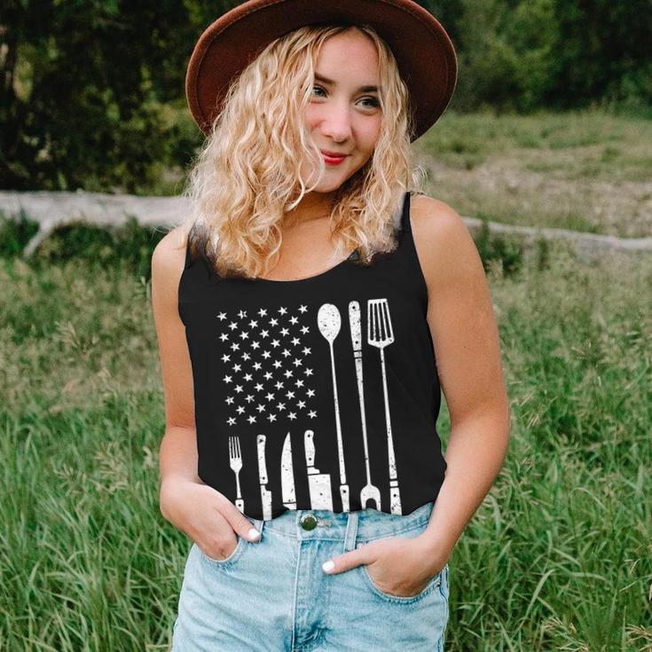 Cool Grilling For Us Flag Bbq Barbeque Smoker Women Tank Top Gifts for Her
