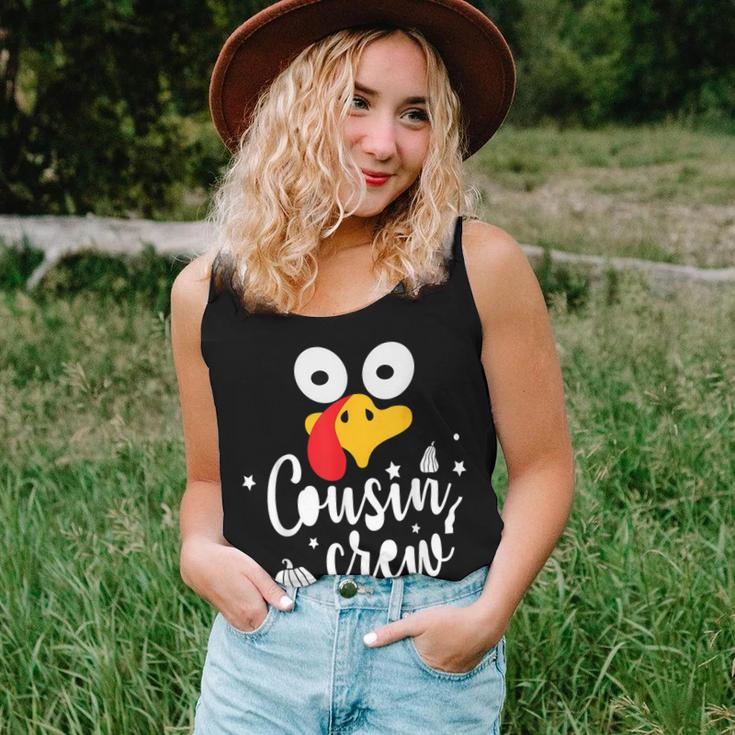 Cousin Crew Thanksgiving Family Matching Turkey Day Fall Women Tank Top Gifts for Her