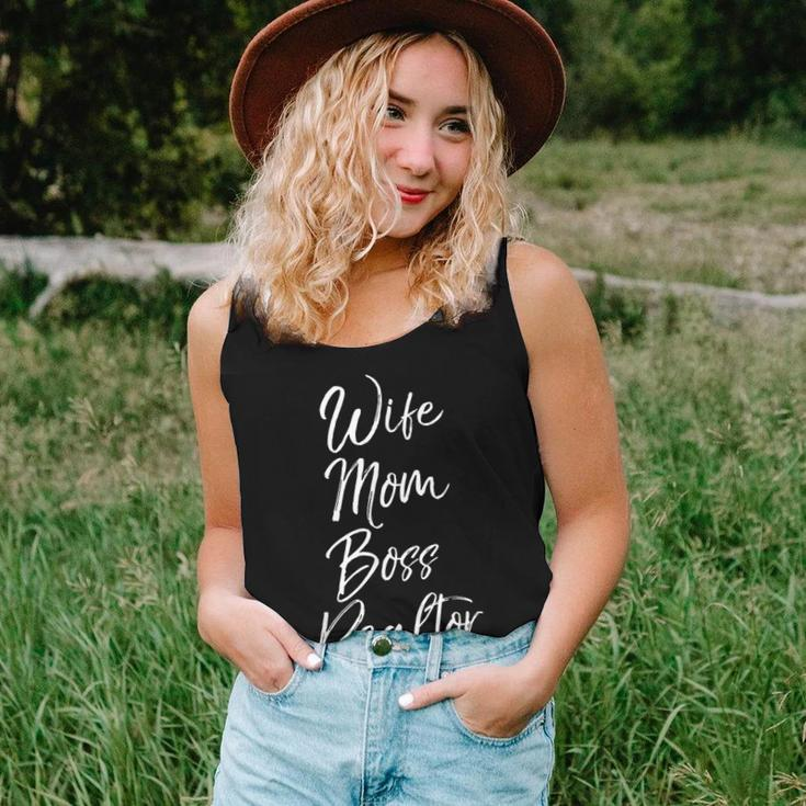 Cute Real Estate For Mother's Day Wife Mom Boss Realtor Women Tank Top Gifts for Her