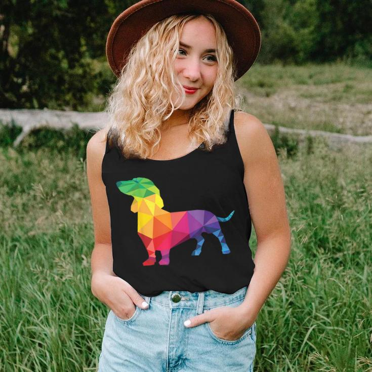 Dachshund Gay Pride Lgbt Rainbow Flag Dog Lovers Lgbtq Women Tank Top Gifts for Her