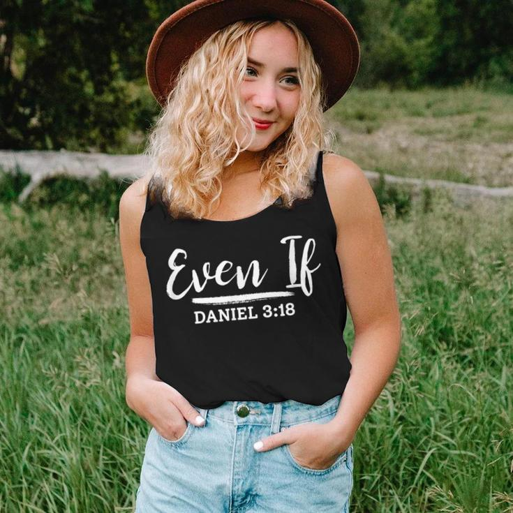 Daniel 318 Even If Bible Verses Christian Scriptures Women Tank Top Basic Casual Daily Weekend Graphic Gifts for Her