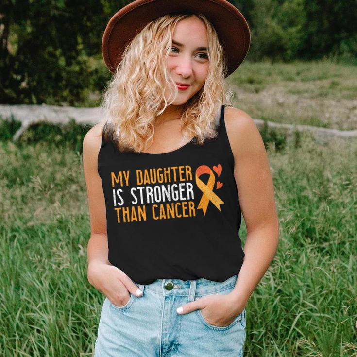 My Daughter Is Stronger Than Cancer Leukemia Awareness Women Tank Top Gifts for Her