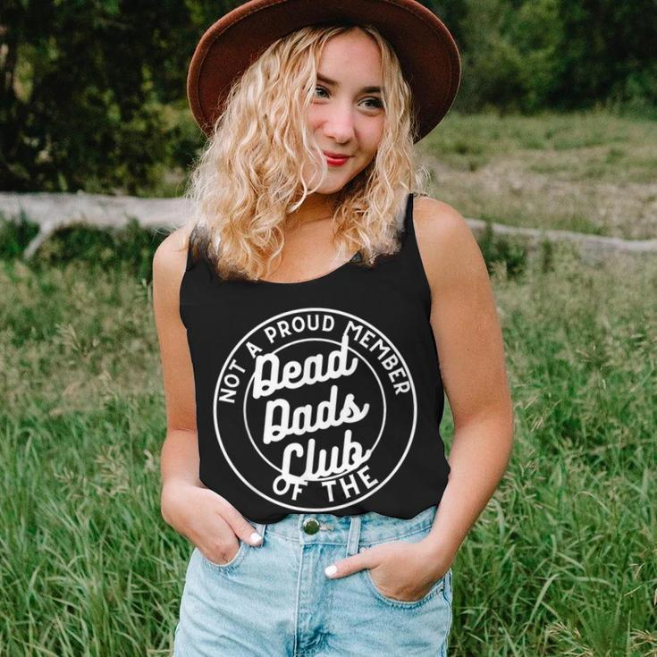 Dead Dad Club Funny Saying Funny Sarcastic Women Tank Top Basic Casual Daily Weekend Graphic Gifts for Her