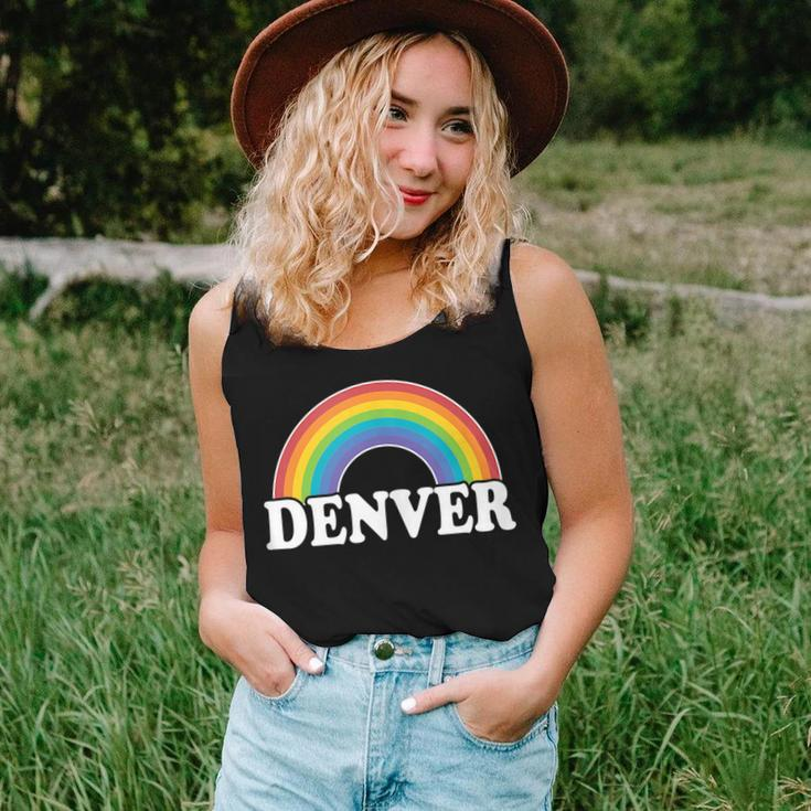 Denver Co Gay Pride Women Men Rainbow Lesbian Lgbtq Lgbt Women Tank Top Gifts for Her