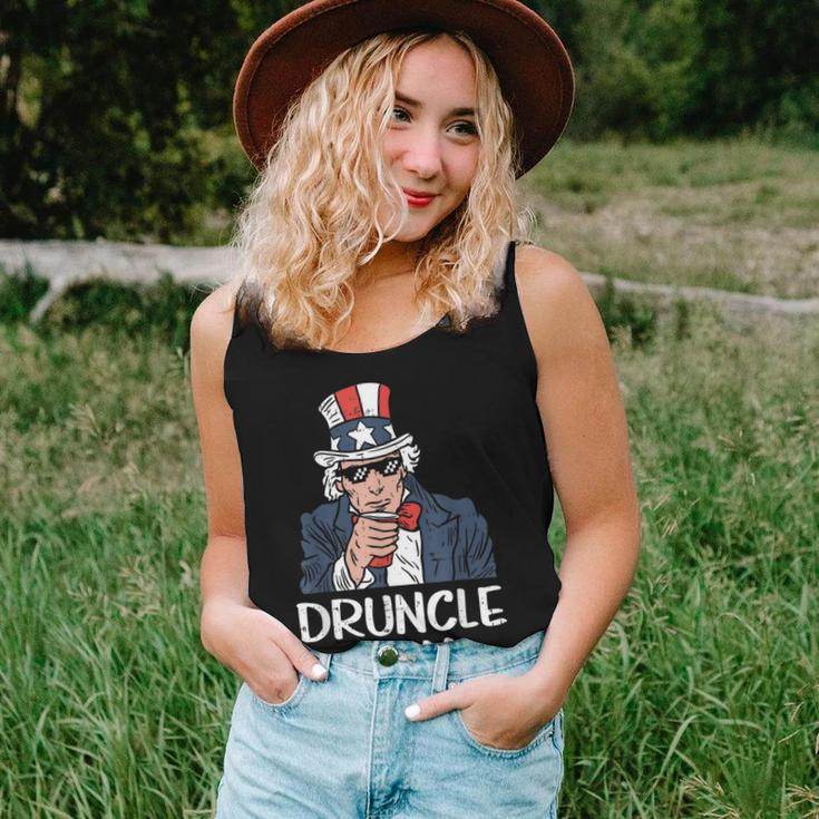 Druncle Sam Uncle Sam Beer 4Th Of July Party Drinking Drinking s Women Tank Top Gifts for Her