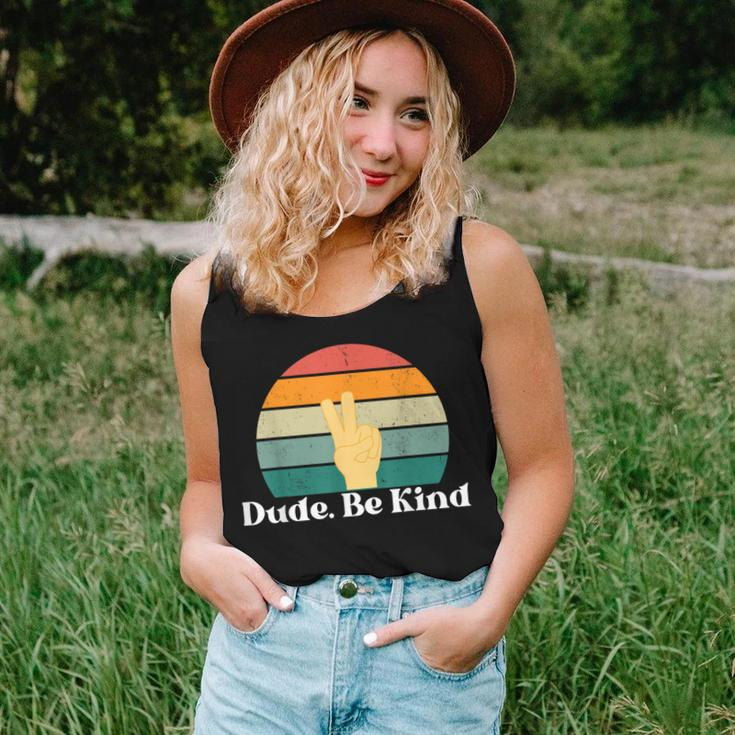 Dude Be Kind Choose Kind Movement Women Tank Top Gifts for Her