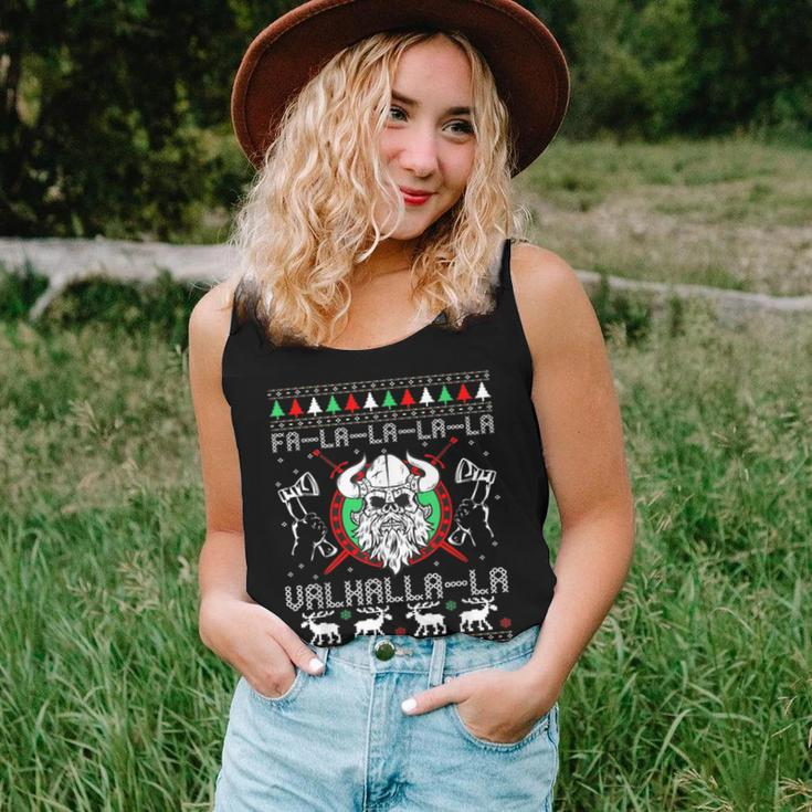 Falalala Valhalla La Ugly Christmas Sweaters Women Tank Top Gifts for Her