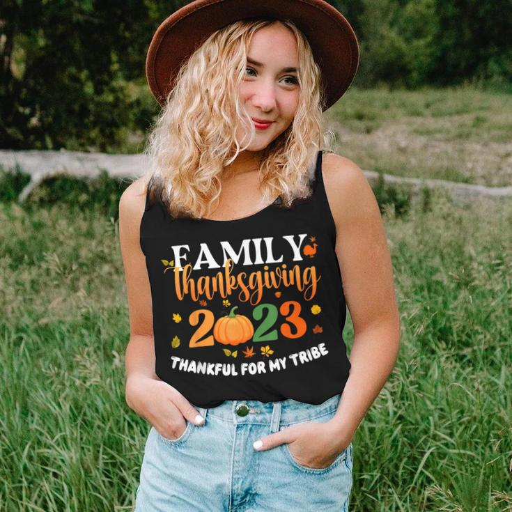 Family Thanksgiving 2023 Fall Autumn Turkey Matching Family Women Tank Top Gifts for Her