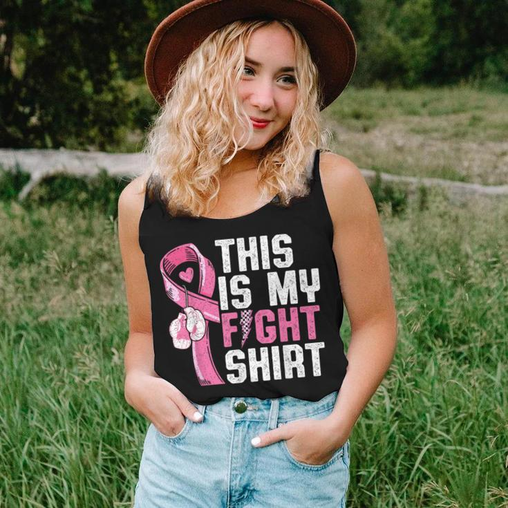 This Is My Fight Breast Cancer Awareness Warrior Women Tank Top Gifts for Her
