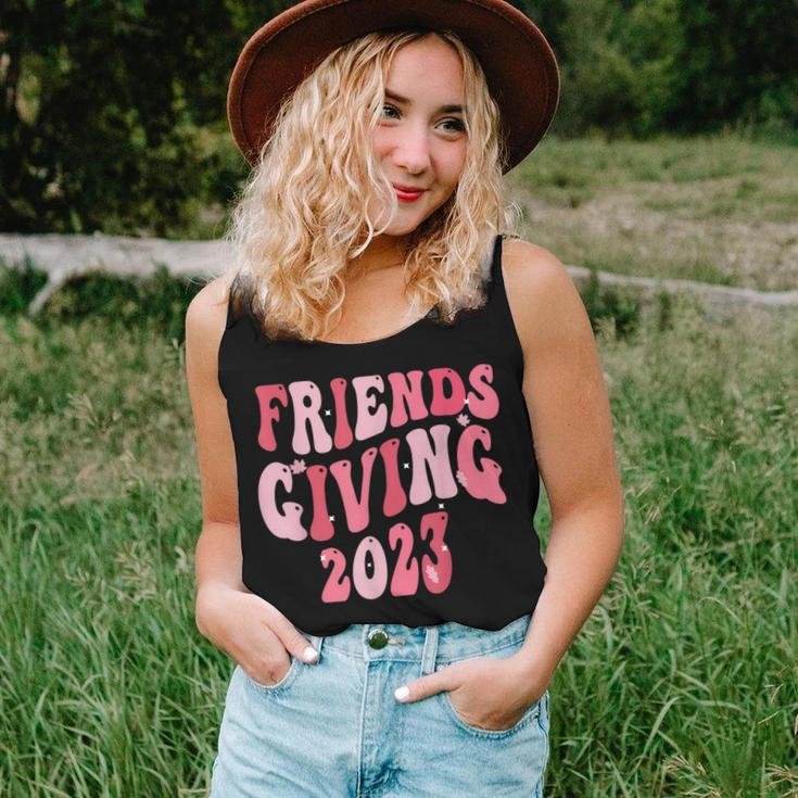 Friends Giving 2023 Thanksgiving Friendsgiving Retro Groovy Women Tank Top Gifts for Her