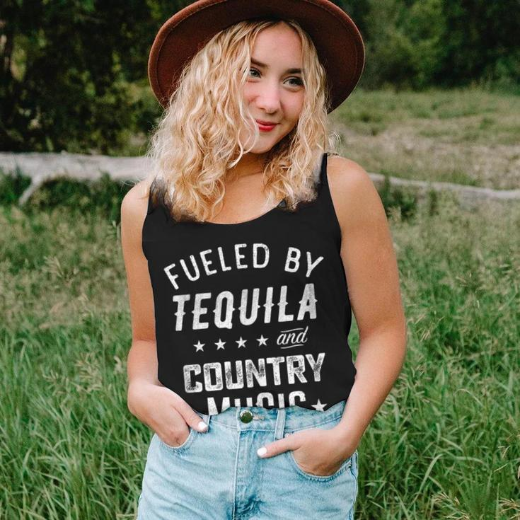 Fueled By Tequila And Country Music For Country Lovers Women Tank Top Gifts for Her