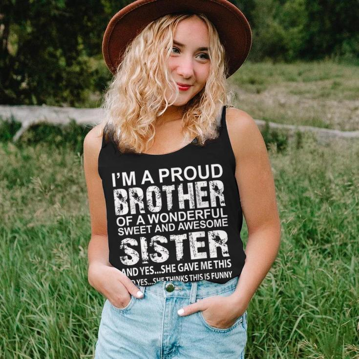 Birthday For Brother From Awesome Sister Present Women Tank Top Gifts for Her