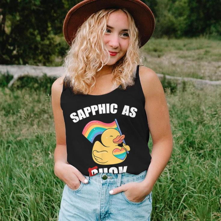 Gay Af Sapphic As Fuck Women Men Lgbt Pride Equality Lesbian Women Tank Top Gifts for Her