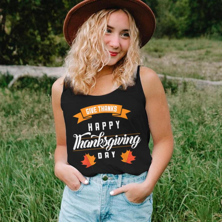 Happy Thanksgiving Gnome Pumpkin Autumn Happy Fall Women Tank Top Gifts for Her