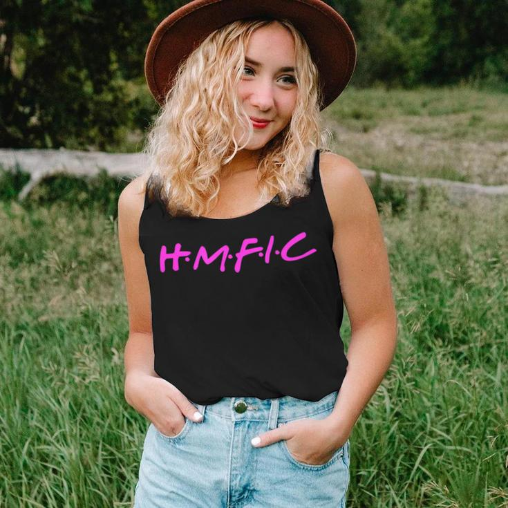 Hmfic With Bright Pink Head Mother Fucker In Charge Women Tank Top Gifts for Her
