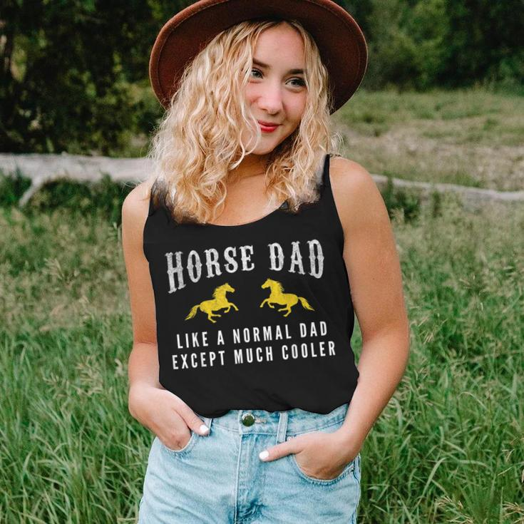 Horse Dad Horse Rider Fathers Day Birthday For Dad Women Tank Top Gifts for Her