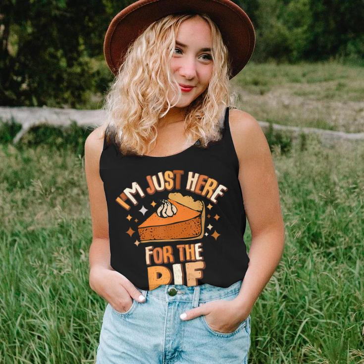 I'm Just Here For The Pie Thanksgiving Fall Autumn Retro Women Tank Top Gifts for Her