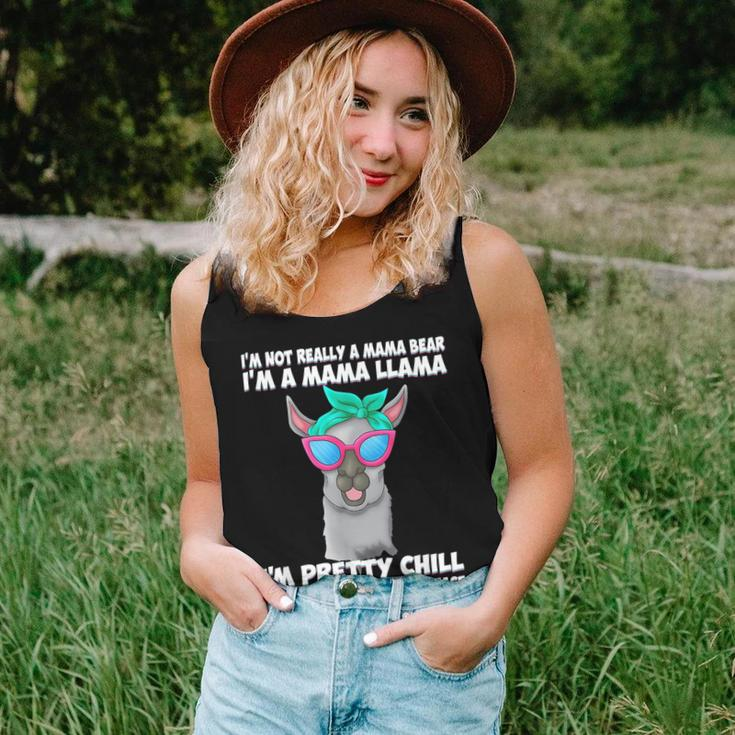 Im Not Really A Mama Bear Im More Of A Mama Llama Funny Women Tank Top Basic Casual Daily Weekend Graphic Gifts for Her