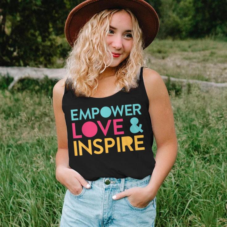 Inspirational Inclusion Empowerment Quote For Teacher Women Tank Top Gifts for Her