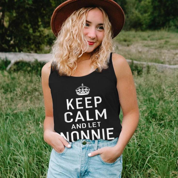 Keep Calm And Let Nonnie Handle It Grandma Women Tank Top Gifts for Her