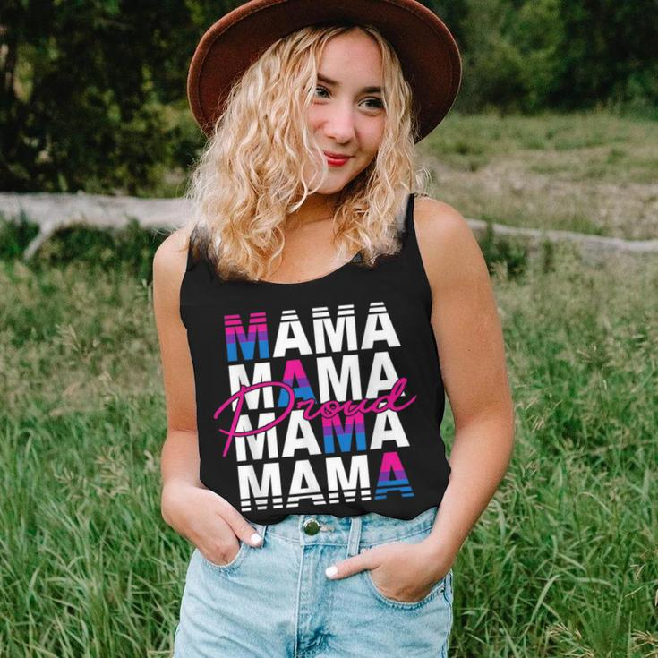 Lgbt Bisexual Proud Mama Lgbtq Pride Month Mom Bisexual Mom Women Tank Top Gifts for Her