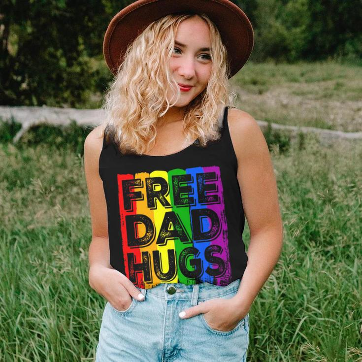 Lgbt Flag Proud Dad Free Mom Hugs Gay Lesbian Pride Rainbow Women Tank Top Basic Casual Daily Weekend Graphic Gifts for Her
