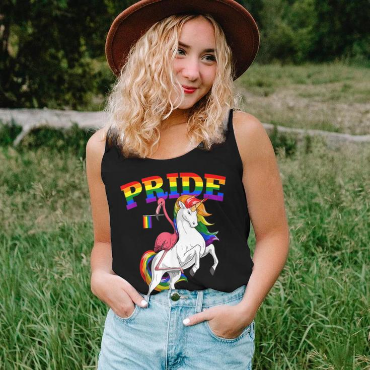Lgbt Flamingo Bird Unicorn Gay Pride Rainbow Lgbtq Cute Women Tank Top Gifts for Her