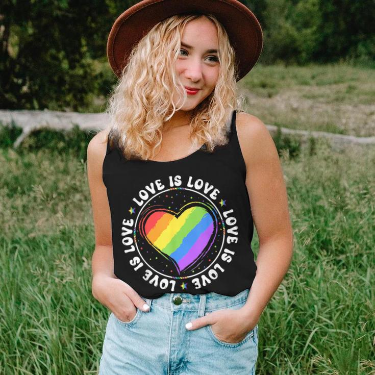 Lgbtq Love Is Love Gay Pride Lgbt Ally Rainbow Flag Vintage Pride Month s Women Tank Top Gifts for Her