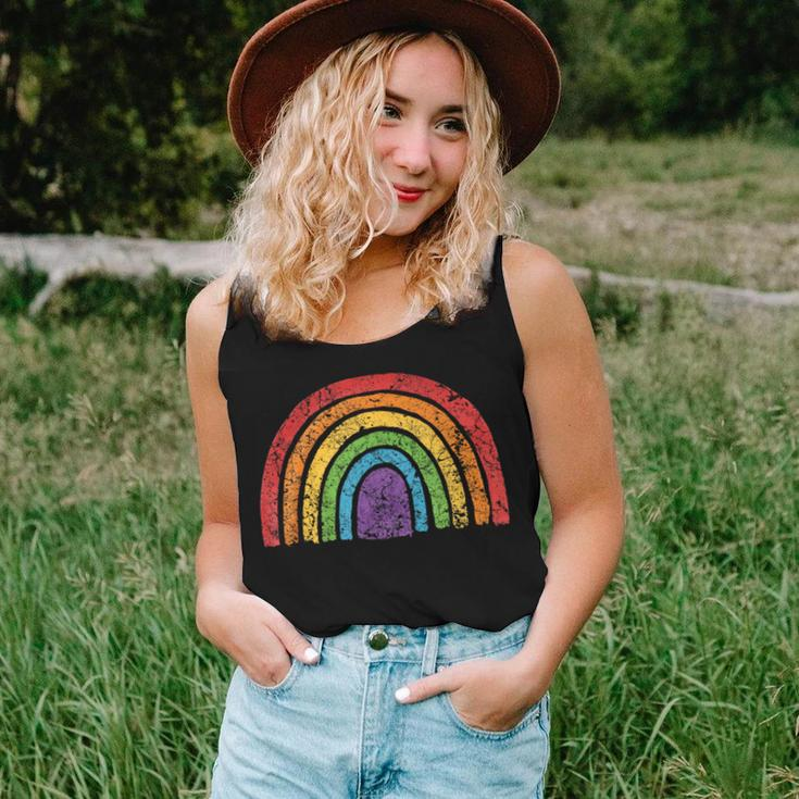 Lgbtq Rainbow Flag Gay Pride Lgbt Awareness Ally Vintage Women Tank Top Gifts for Her
