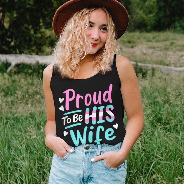 Lgbtqia Proud To Be His Wife Transgender Trans Pride Spouse Women Tank ...