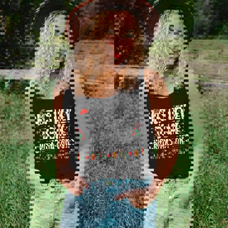 Most Likely To Bake Christmas Cookies Baker Christmas Women Tank Top Gifts for Her Most Likely To Bake Christmas Cookies Baker Christmas Women Tank Top Gifts for Her