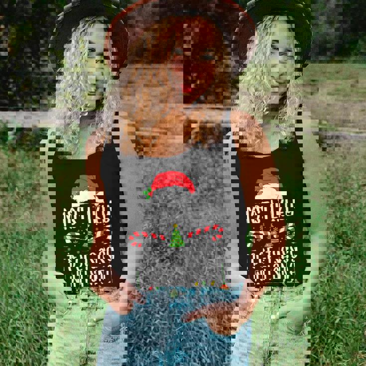 Most Likely To Get Sassy With Santa Christmas Matching Women Tank Top Gifts for Her