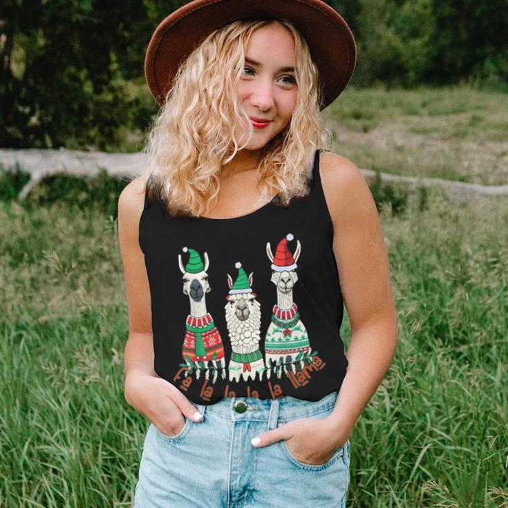 Llama Christmas Ugly Sweater Llama Holiday Xmas Alpaca Women Tank Top Gifts for Her