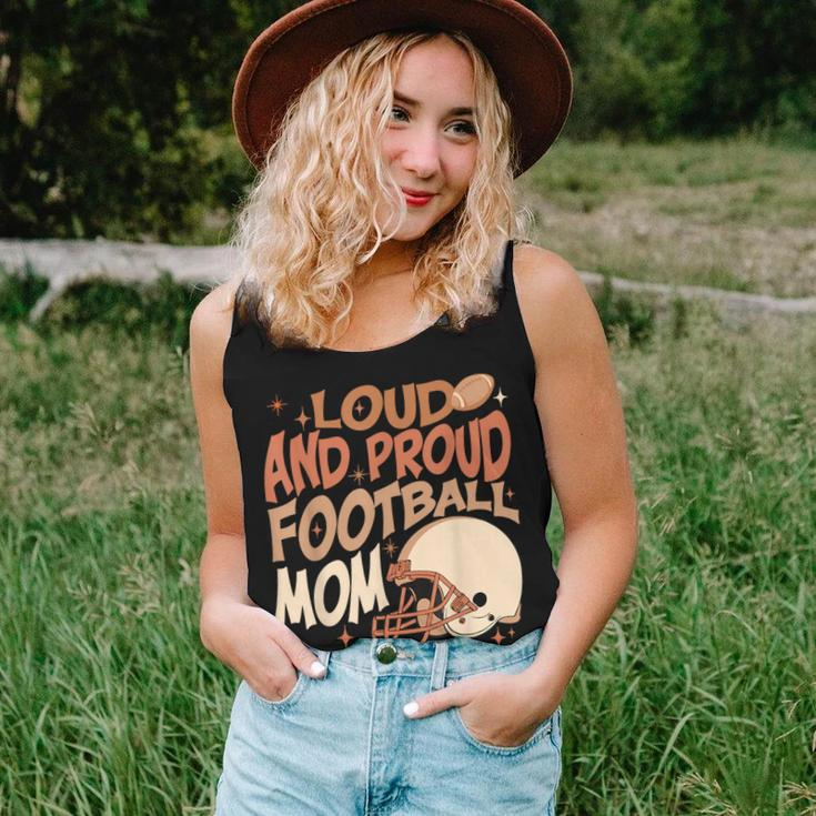 Loud & Proud Football Mom Game Day Sport Lover Women Tank Top Gifts for Her