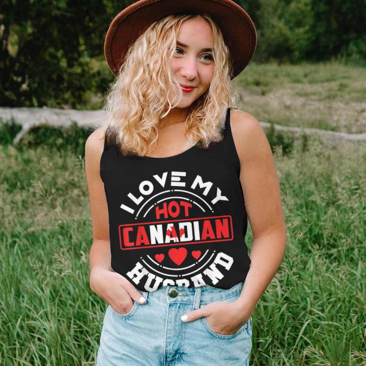 I Love My Hot Canadian HusbandCanada Wife Women Tank Top Gifts for Her