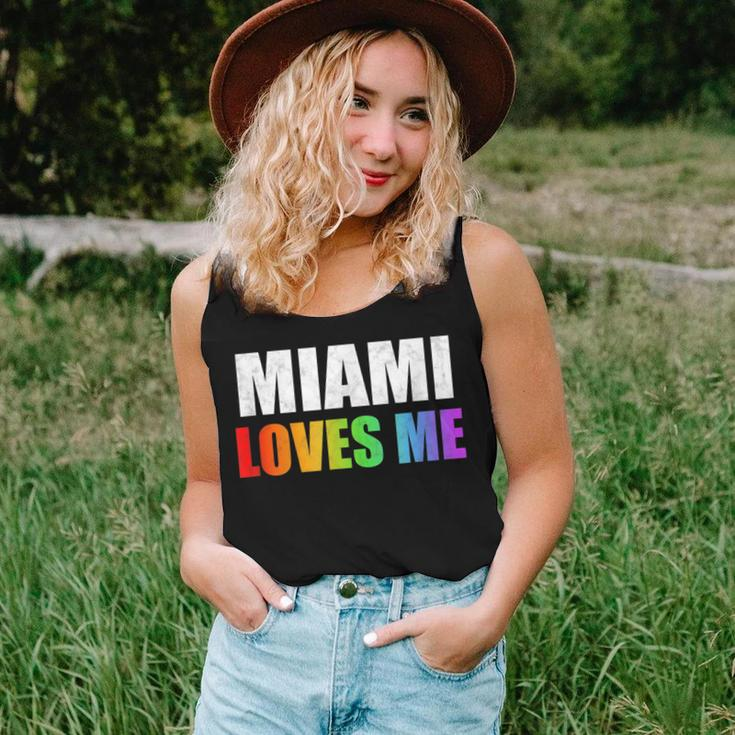 Maimi Gay Pride Lgbt Rainbow Love Florida Men WomenWomen Tank Top Gifts for Her