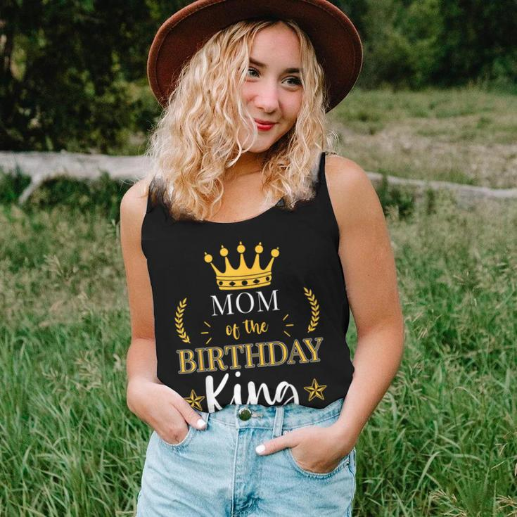 Mom Of The Birthday King Theme Party Bday Celebration Women Tank Top Weekend Graphic Gifts for Her