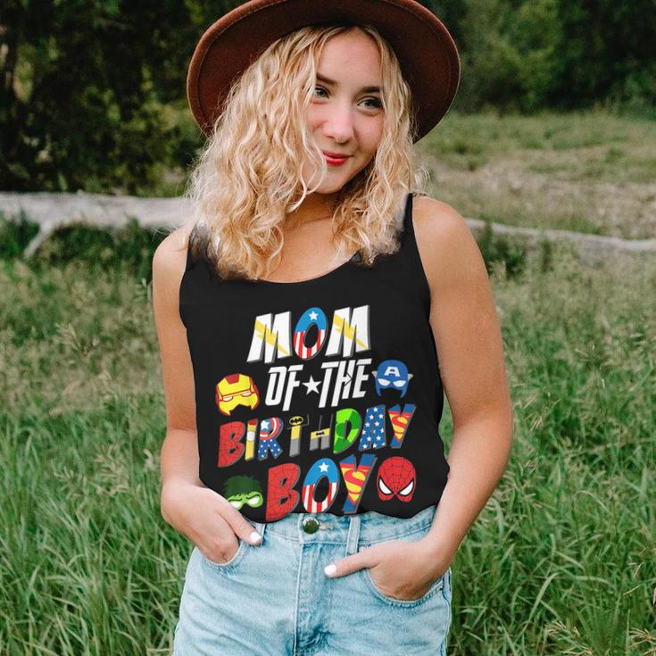 Mom Of The Superhero Birthday Boy Super Hero Family Party Women Tank Top Basic Casual Daily Weekend Graphic Gifts for Her