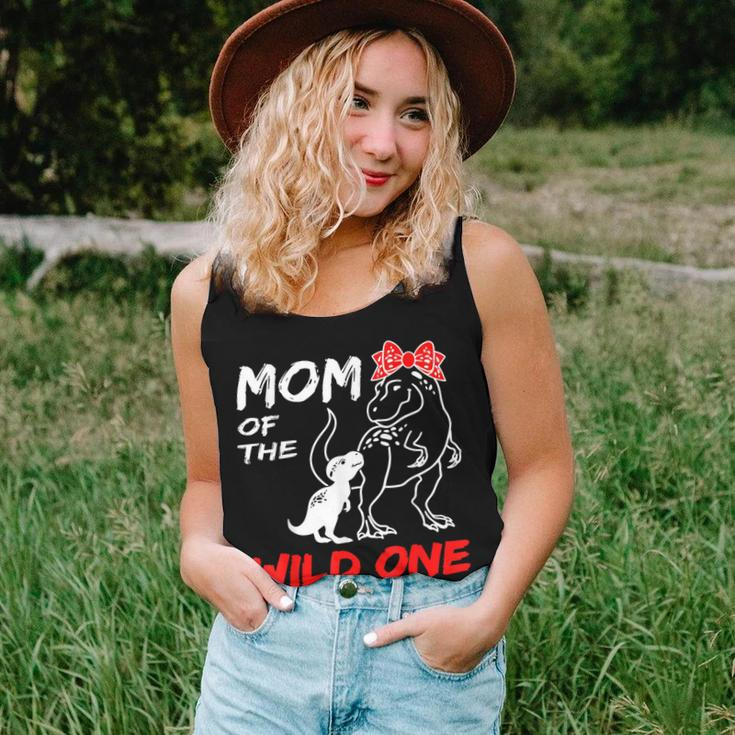 Mom Of The Wild One Mamasaurus Dinosaur T-Rex Women Tank Top Gifts for Her