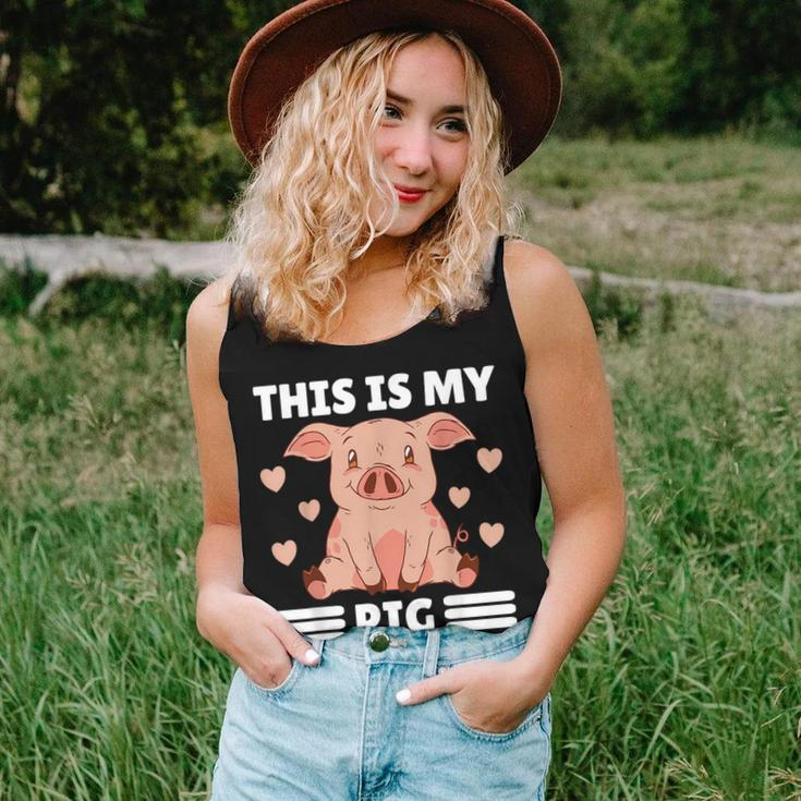 My Pig Pajama Women Pig Pjs Cute Pig Stuff Farmer Girl Women Tank Top Weekend Graphic Gifts for Her