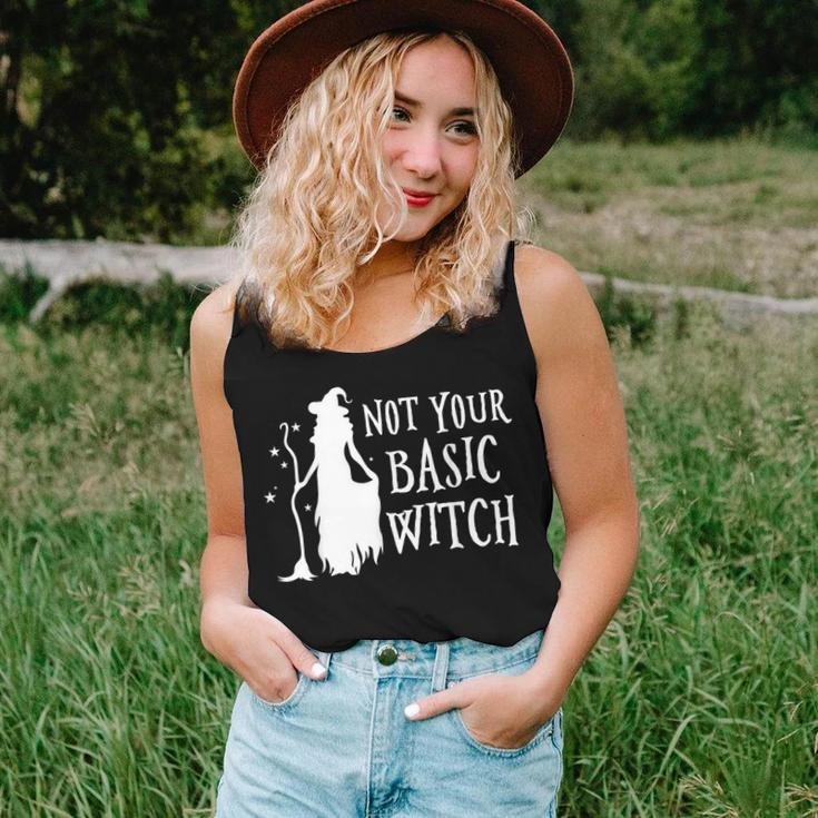 Not Your Basic Witch Halloween Costume Women Tank Top Gifts for Her