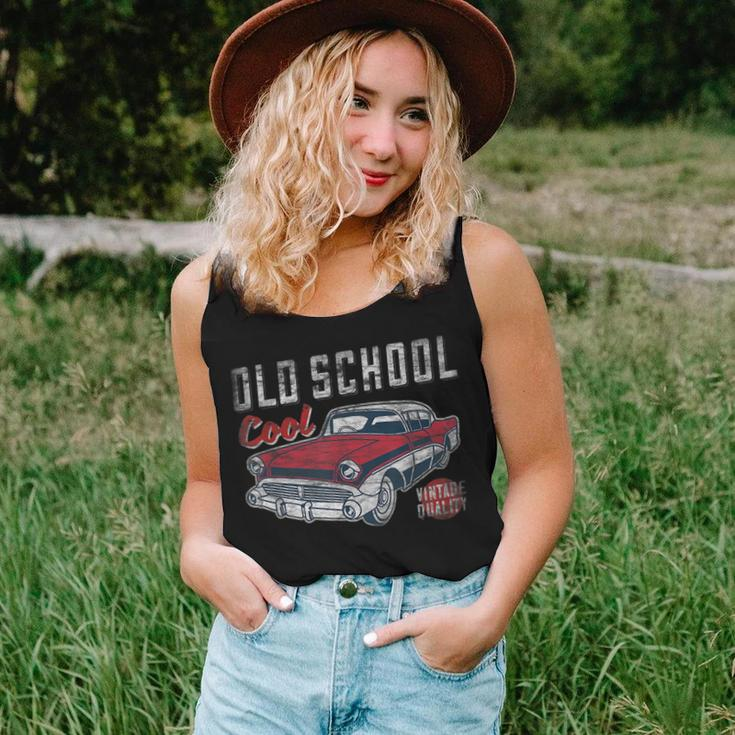 Old School Cool 50S Classic Car Graphic Men And Women Women Tank Top Gifts for Her