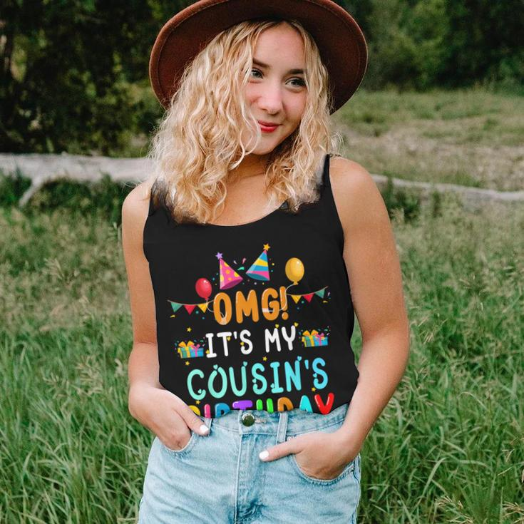 Omg It's My Cousin's Birthday Happy To Me You Sister Cousin Women Tank Top Gifts for Her