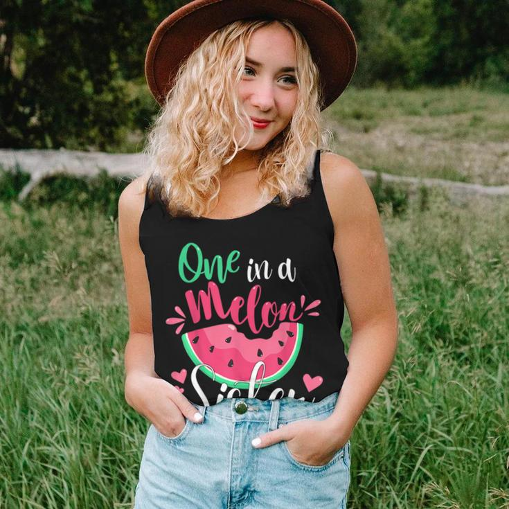 One In A Melon Sister Birthday Party Matching Family Group For Sister Women Tank Top Gifts for Her