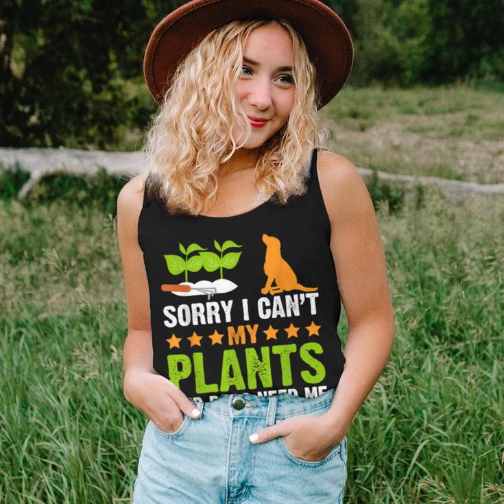 Plants And Dog Lover Gardener Funny Gardening And Dogs Lover Women Tank Top Weekend Graphic Gifts for Her