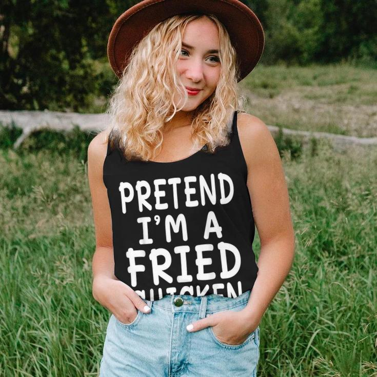 Pretend I'm A Fried Chicken Halloween Costume Fun Women Tank Top Gifts for Her