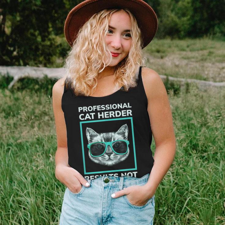 Professional Cat Herder For Cat Mom & Dad - Cat Women Tank Top Gifts for Her