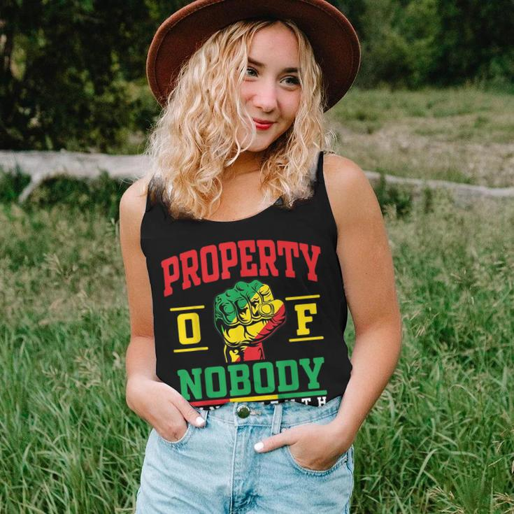 Property Of Nobody Junenth Black History 2023 Women Women Tank Top Basic Casual Daily Weekend Graphic Gifts for Her