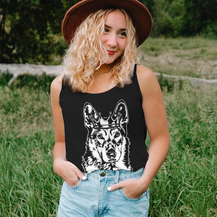 Proud Czechoslovakian Wolfdog With Crown Dog Mom Dog Women Tank Top Gifts for Her