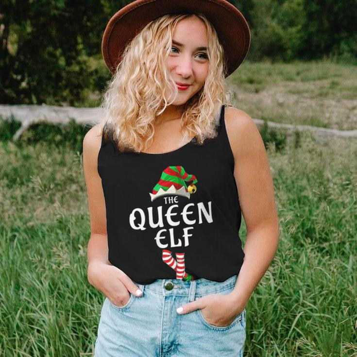 The Queen Elf Matching Family Christmas Party Pajama Women Tank Top Gifts for Her